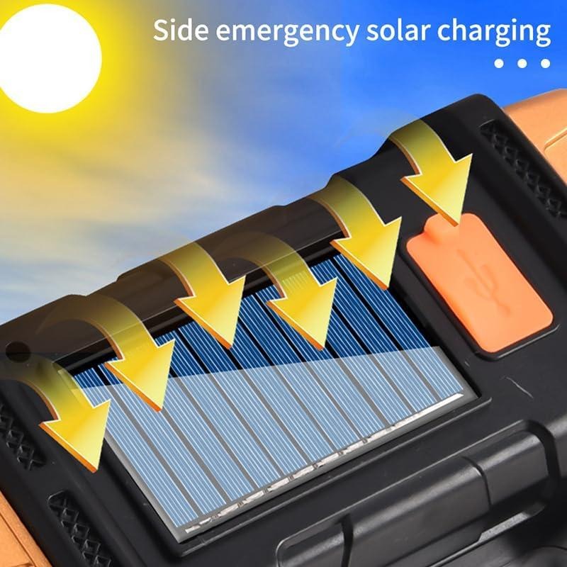 2 in1 Rechargeable Solar Charging LED Double Sided Handy Heavy Bulb Light ARDS