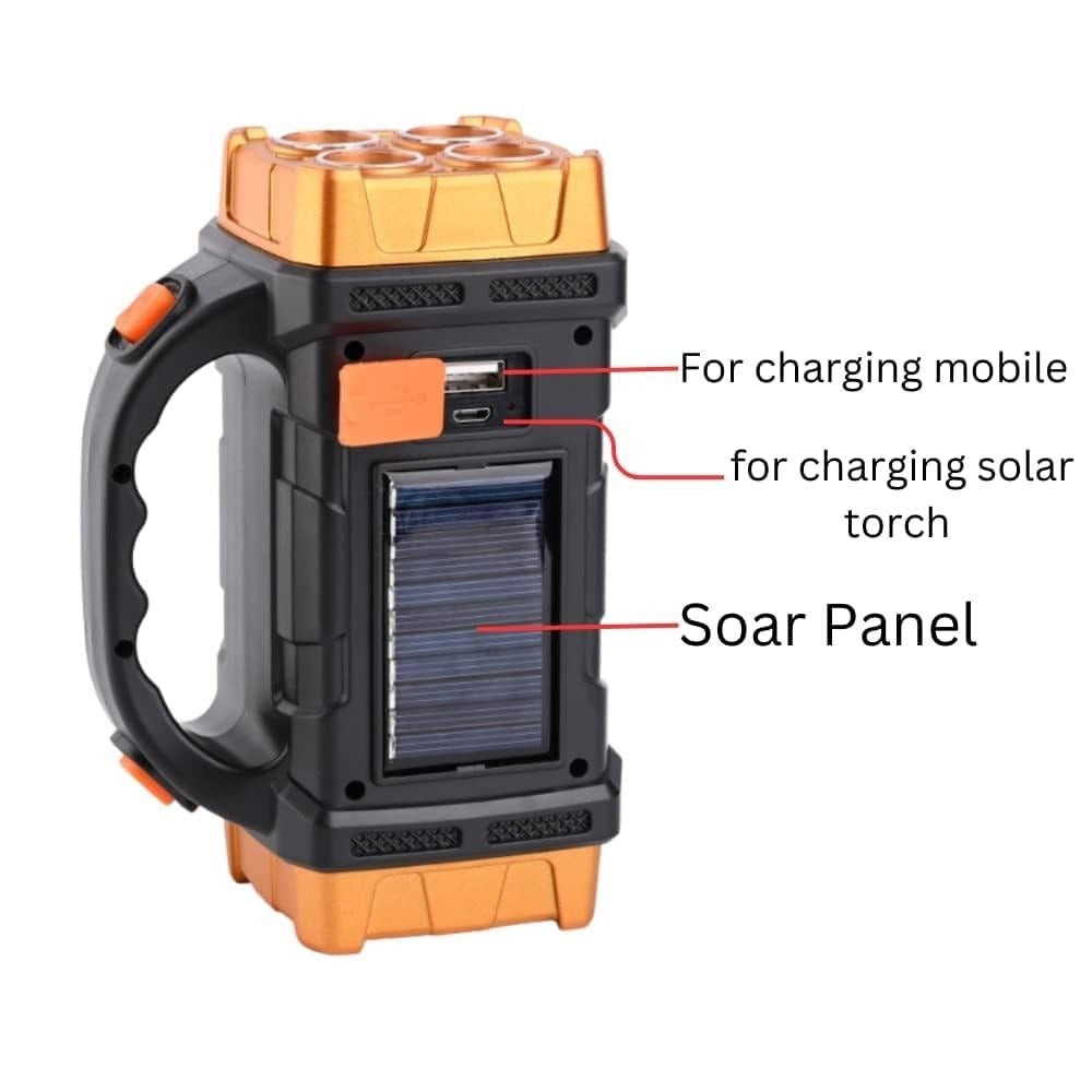 2 in1 Rechargeable Solar Charging LED Double Sided Handy Heavy Bulb Light ARDS