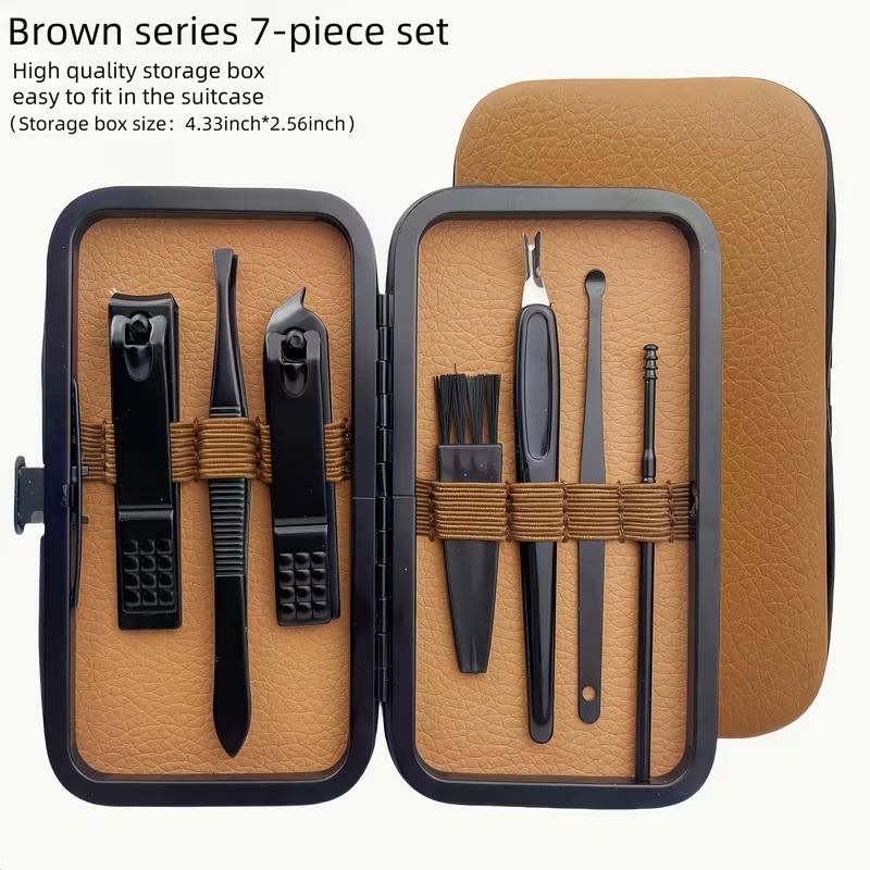 7-Piece Manicure & Pedicure Nail Care Grooming Kit ARDS