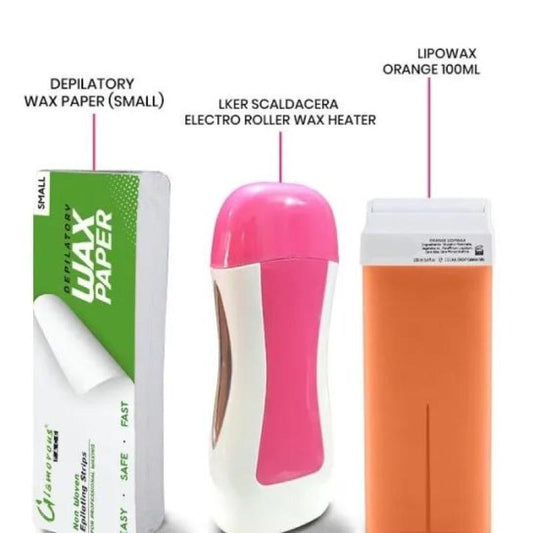 3 in 1 Wax Depilatory Refill Machine With Roller Wax ARDS