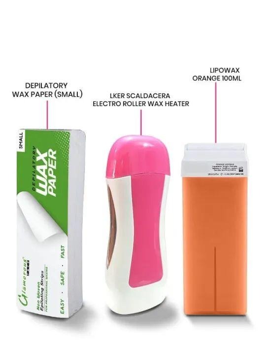 3 in 1 Wax Depilatory Refill Machine With Roller Wax ARDS