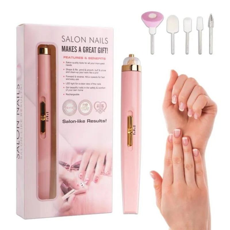 Rechargeable Flawless Salon Nail Finishing Touch Electric Nail Dril