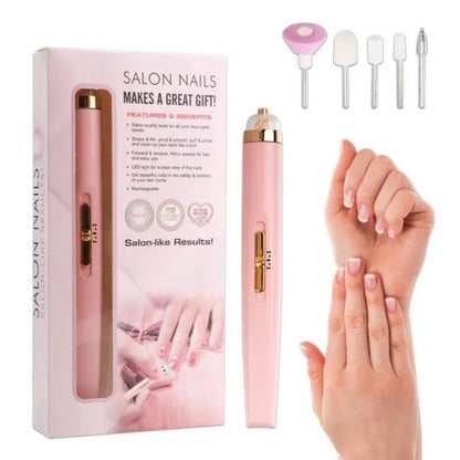 Rechargeable Flawless Salon Nail Finishing Touch Electric Nail Dril