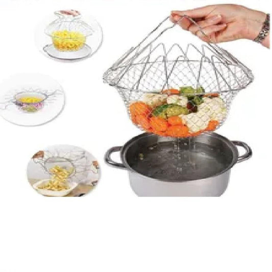 12-in-1 Vegetable Frying &amp; Foldable Strainer ARDS