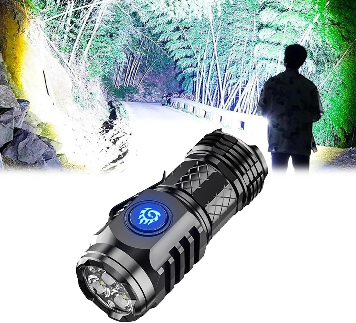 Three Eye Mini Flashlight Portable ARDS
