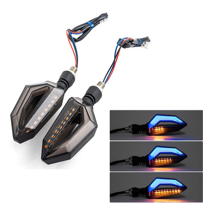 4 pcs universal 12 led motorbikes indicator with parking drl light for all bikes HHC