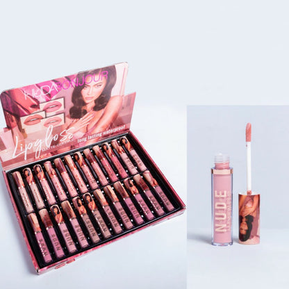 (Pack of 5) Nude Matte Lipgloss HHC