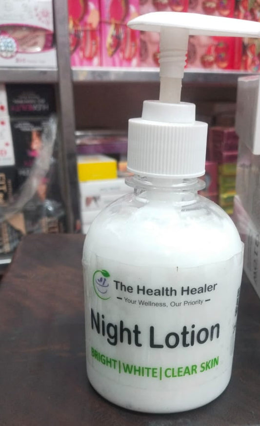 The Health Healer Night Lotion BRIGHT WHITE CLEAR SKIN HHC