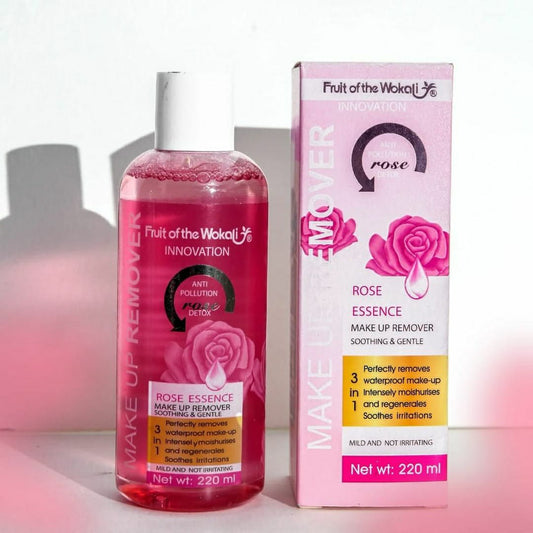 Wokali 3 in 1 Rose Essence Makeup Remover 220ml HHC