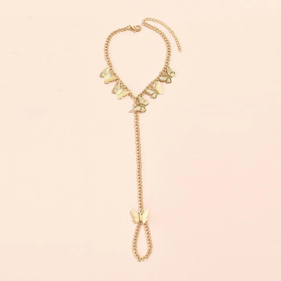 Beautiful Butterfly Charm Bracelet HHC