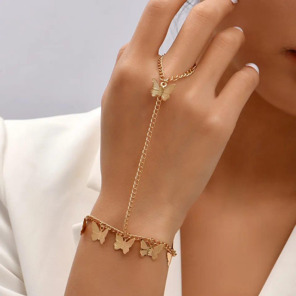 Beautiful Butterfly Charm Bracelet HHC