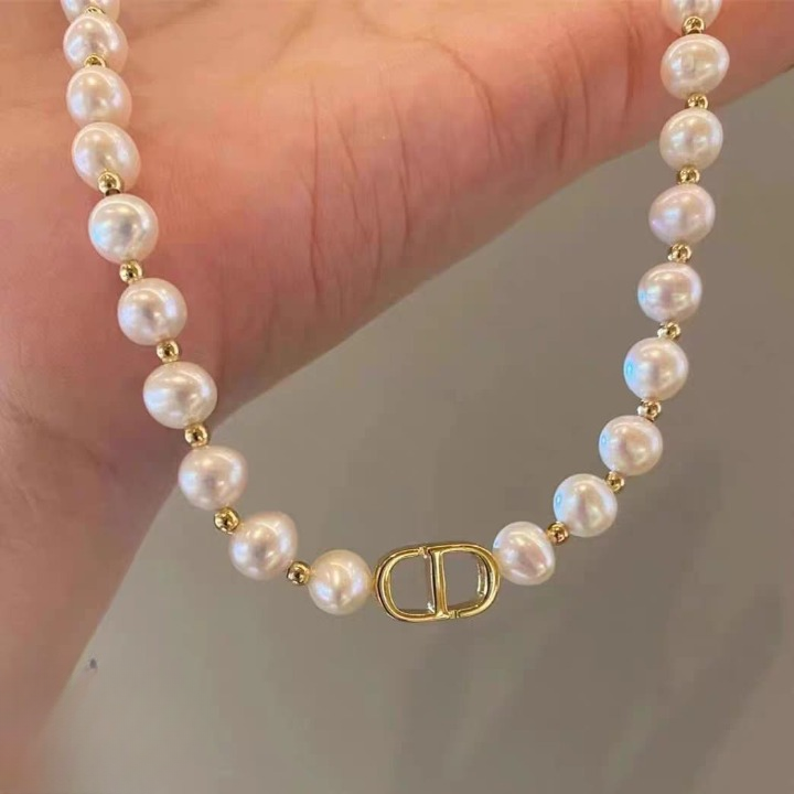 Beautiful Pearl Charm Korean Elegant Necklace for Girls HHC