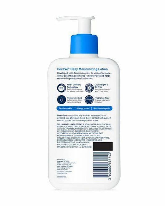CeraVe Daily Moisturizing Body Lotion with 3 Essential Ceramides HHC
