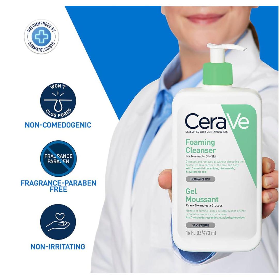 CeraVe Smooth Texture Foaming Cleanser – 236 ml HHC