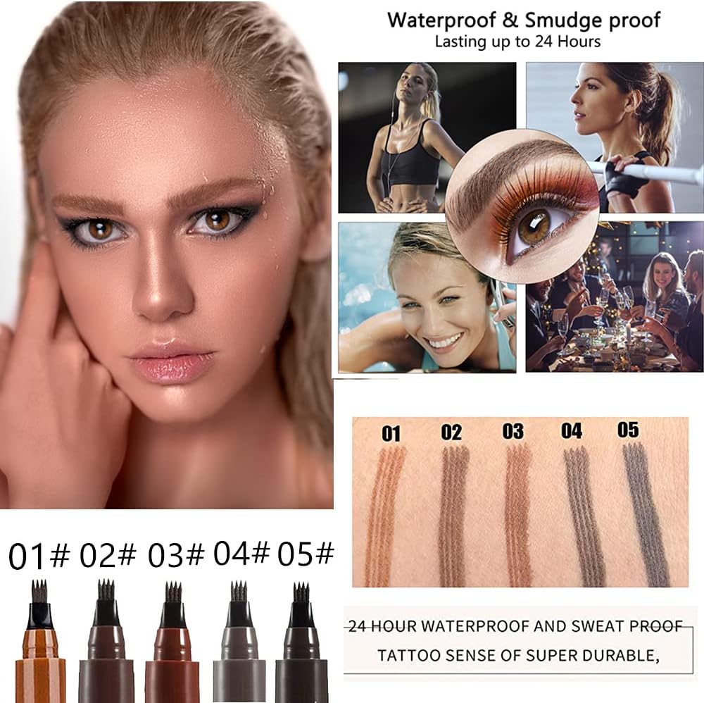 Mecow Liquid Eyebrow Pencil – 24 Hours Waterproof Eyebrow Pen HHC