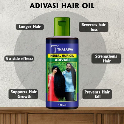 Adivasi Herbal Hair Oil – Natural Pure Herbal Hair Oil HHC