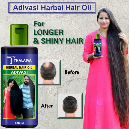 Adivasi Herbal Hair Oil – Natural Pure Herbal Hair Oil HHC