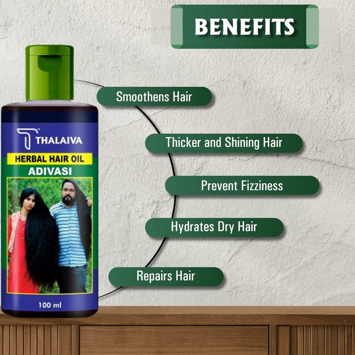 Adivasi Herbal Hair Oil – Natural Pure Herbal Hair Oil HHC