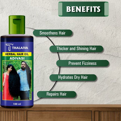Adivasi Herbal Hair Oil – Natural Pure Herbal Hair Oil HHC