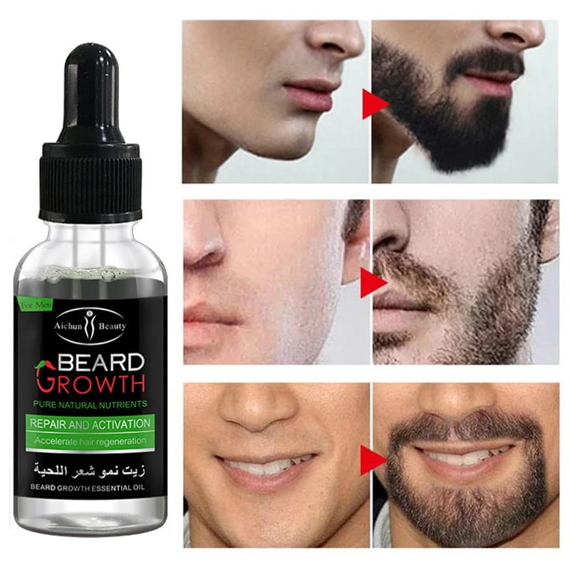Aichun Beauty Organic Men Beard Growth Oil Concave Naturals Beard Oil 35 ML HHC