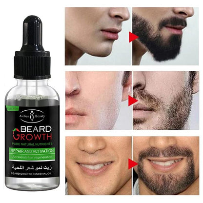 Aichun Beauty Organic Men Beard Growth Oil Concave Naturals Beard Oil 35 ML HHC