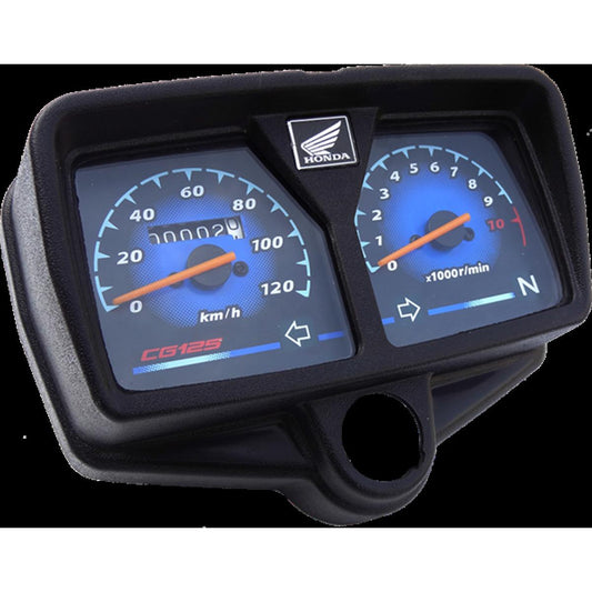 Premium All-Black Speedometer for CG 125 Motorcycle & Honda 125cc Bikes HHC