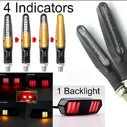 Set of 4 Fancy Indicators for All Bikes + Free Backlight HHC