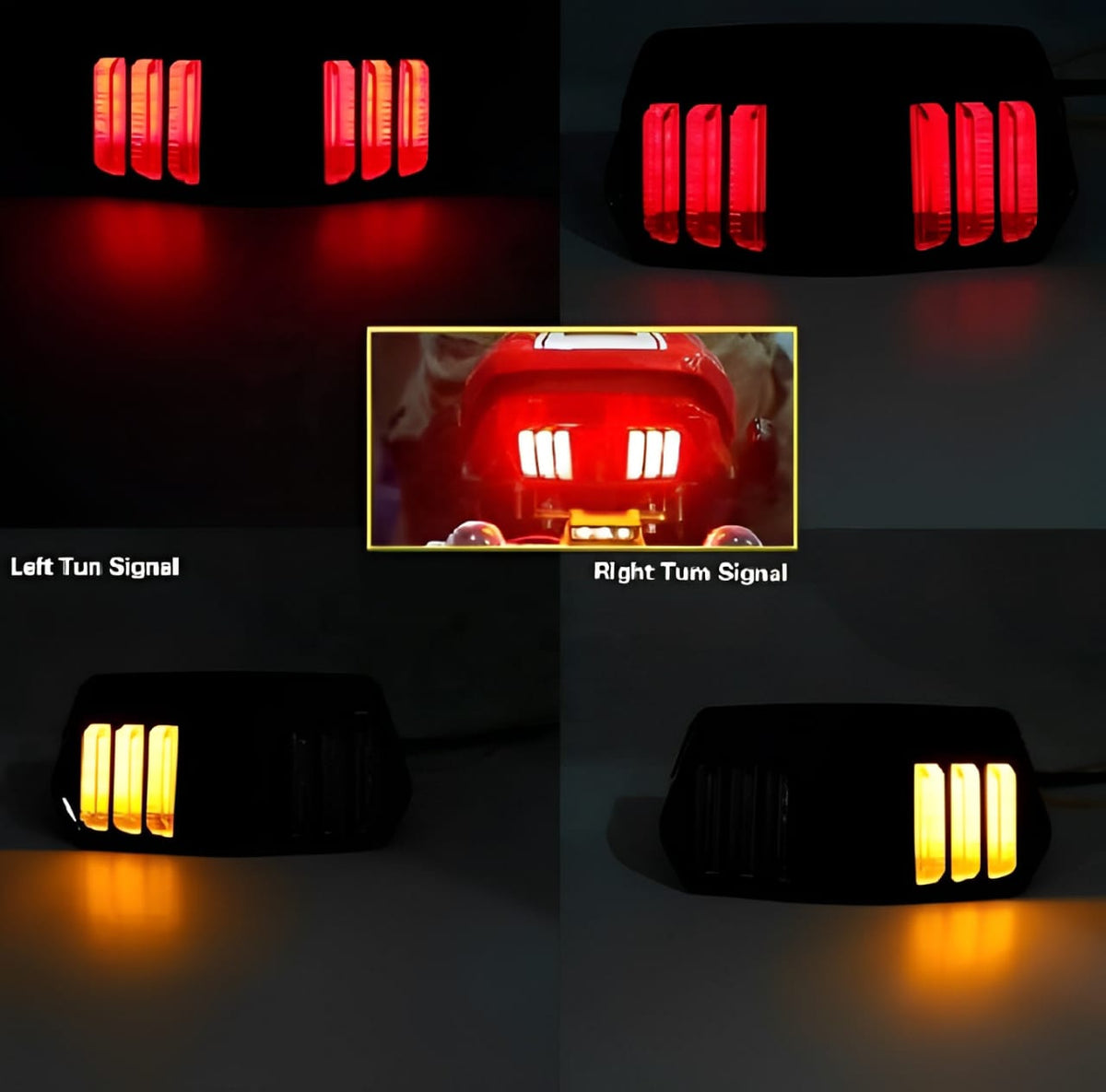 Set of 4 Fancy Indicators for All Bikes + Free Backlight HHC