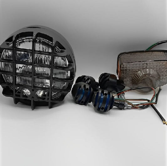 Pack of 3 Cafe racer kit Item's Cafe Racer Style Bike Lighting Set HHC