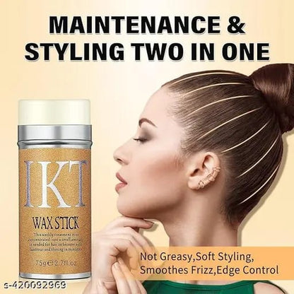 IKT Hair Wax Stick Gel Cream – Frizz Control &amp; Edge Styling HHC