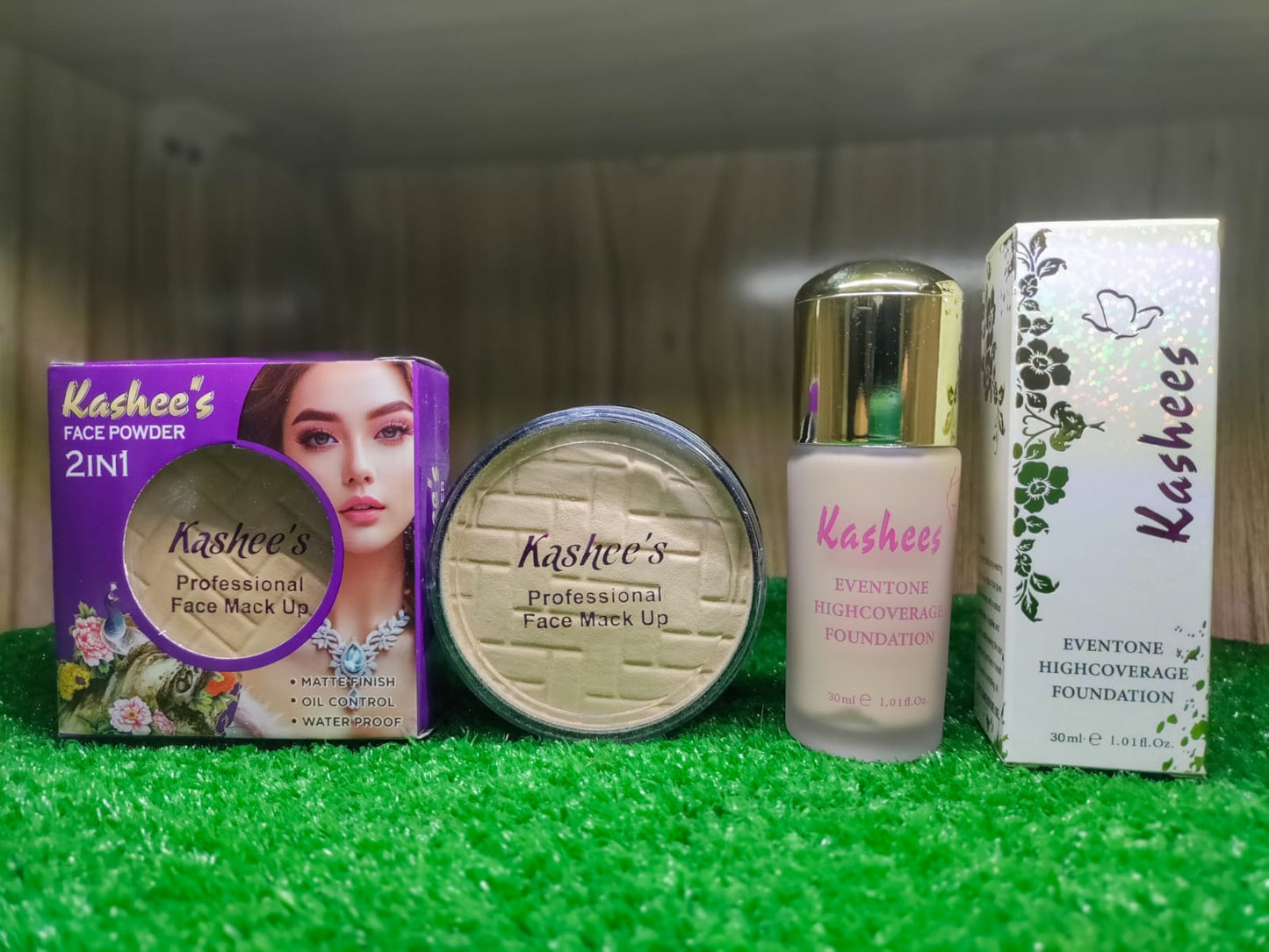 2 in 1 Kashee's Foundation &amp; Compact Powder Deal HHC