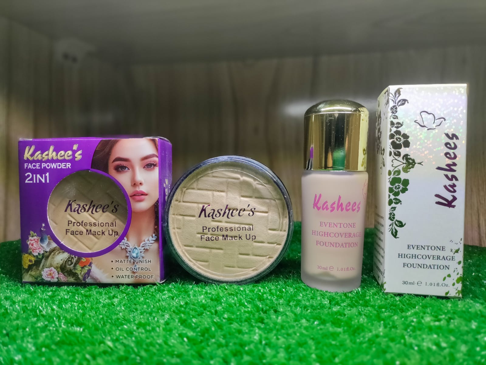 2 in 1 Kashee's Foundation &amp; Compact Powder Deal HHC