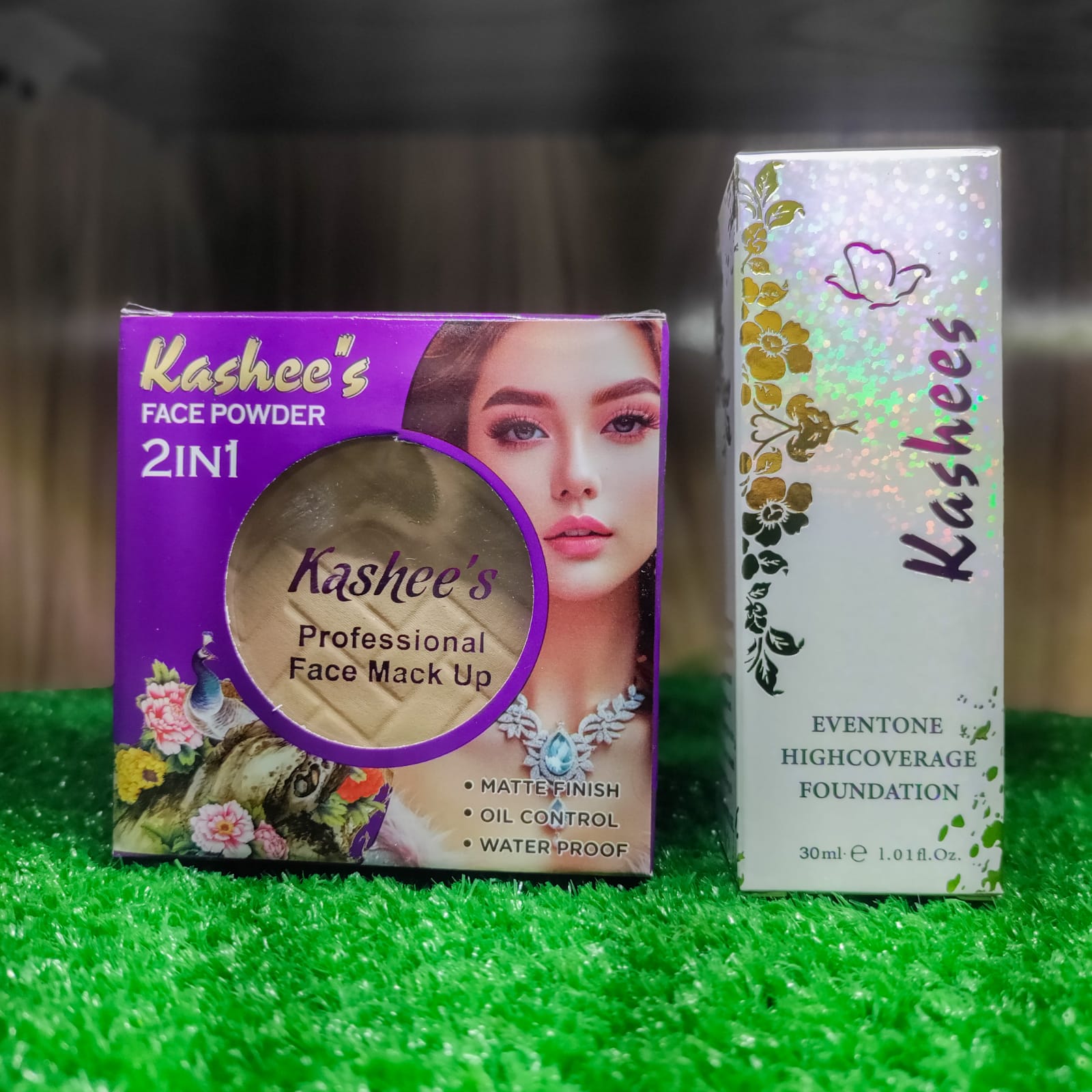 2 in 1 Kashee's Foundation &amp; Compact Powder Deal HHC