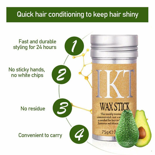 IKT Hair Wax Stick Gel Cream – Frizz Control &amp; Edge Styling HHC