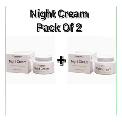 Pack of 2 The Health Healer Night Cream – 50g Each HHC
