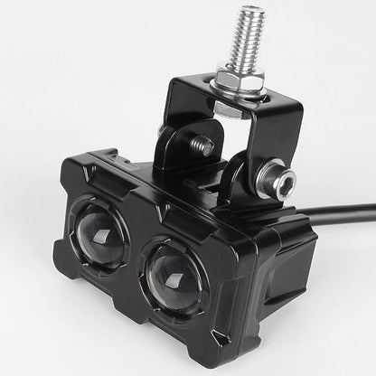 Motorcycle Robot Dual Colour LED Work &amp; Driving Lights HHC