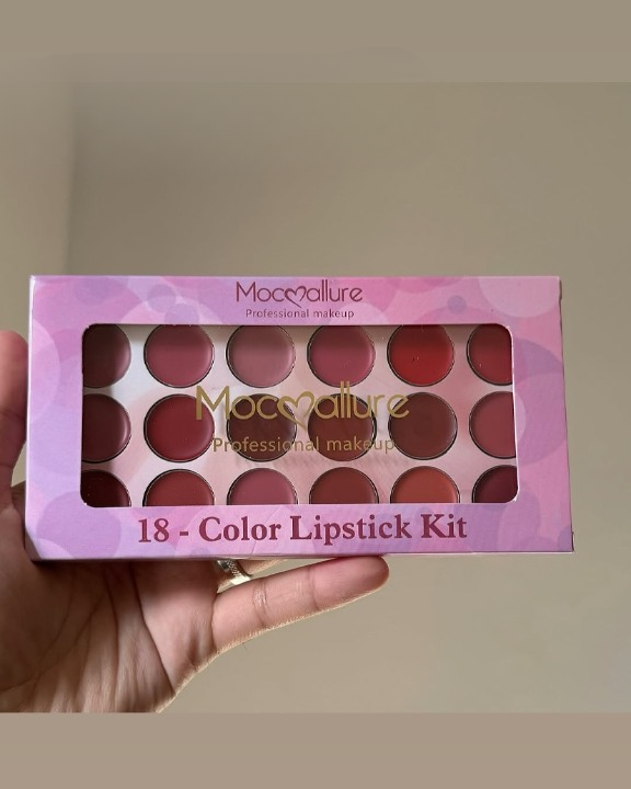 Moccallure Professional 18-Colors Lipstick Kit HHC