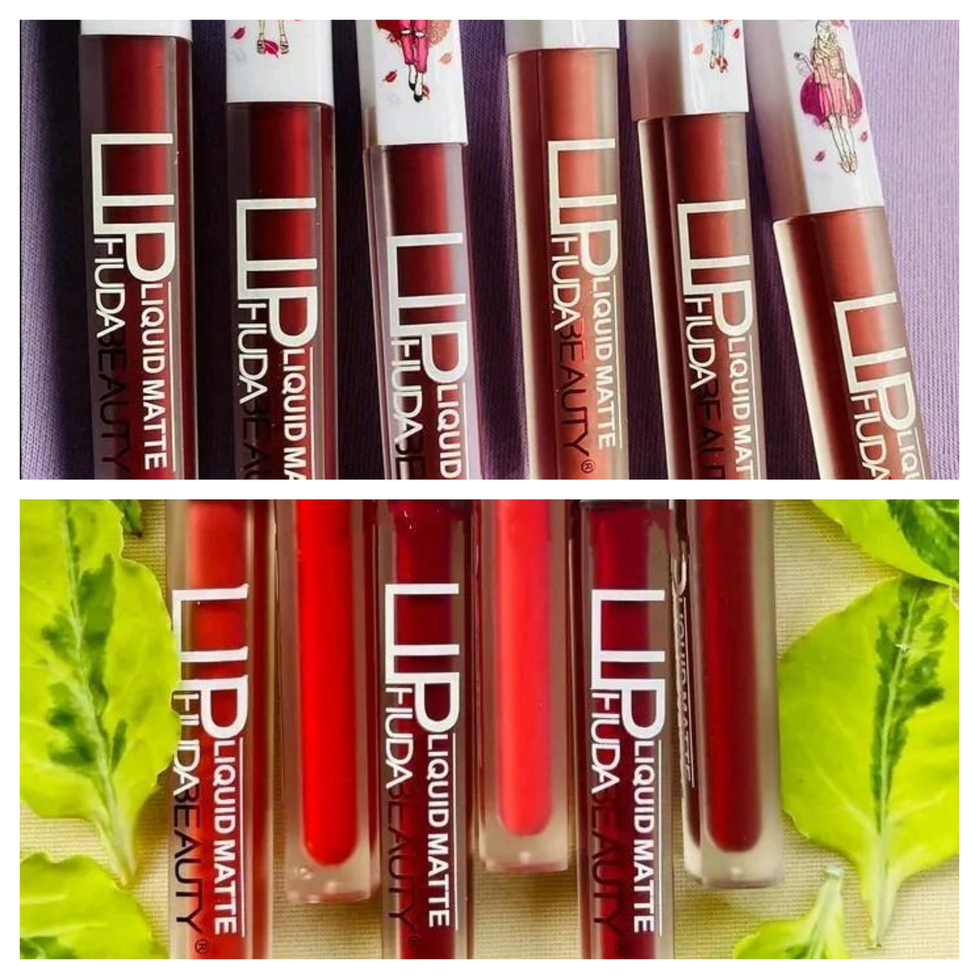 6 Pcs High Pigmented Matte Finish Lip Gloss HHC