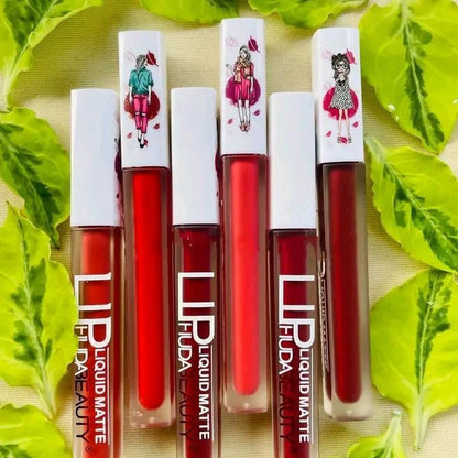 6 Pcs High Pigmented Matte Finish Lip Gloss HHC