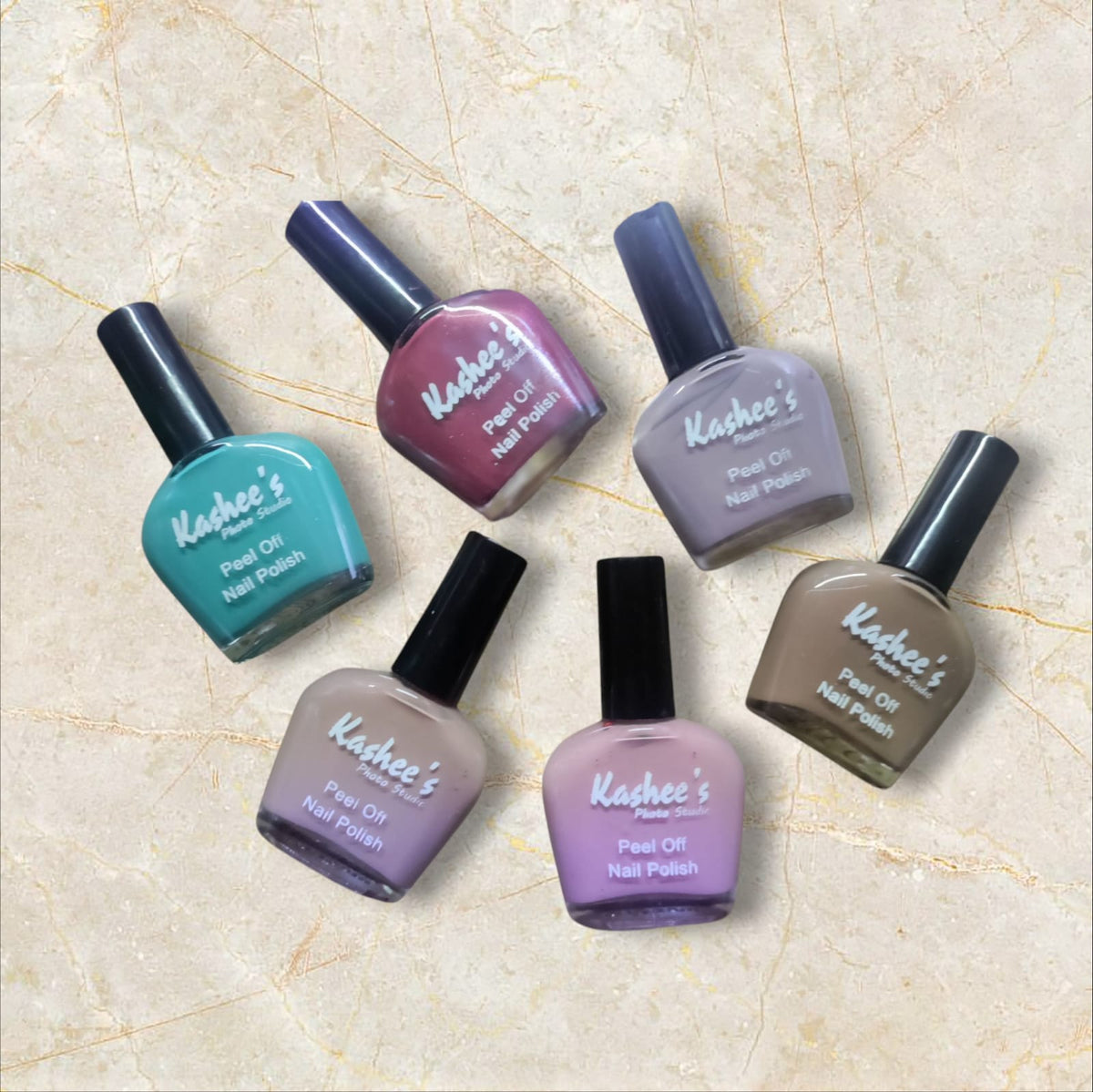 Pack Of 06 Kashee's Nail Polish HHC