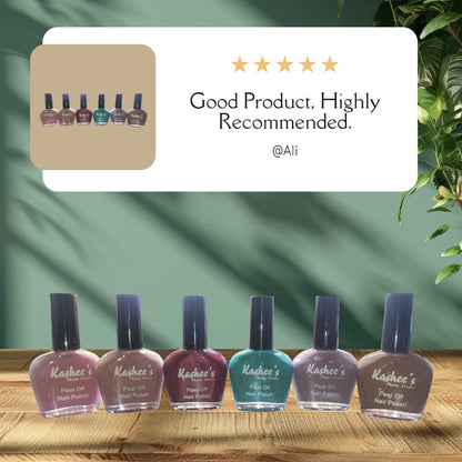 Pack Of 06 Kashee's Nail Polish HHC