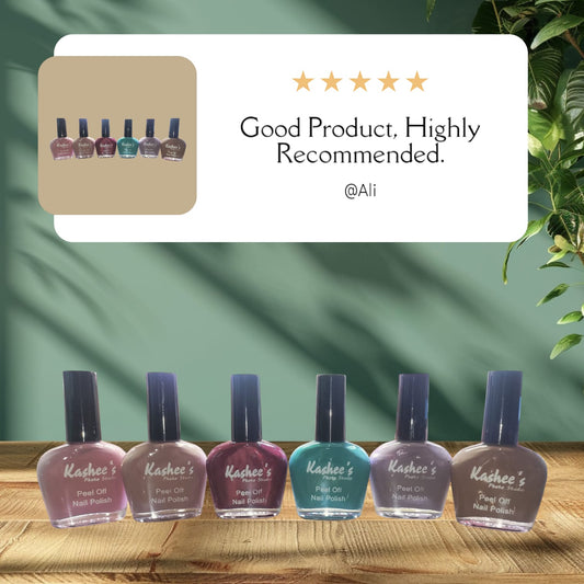 Pack Of 06 Kashee's Nail Polish HHC