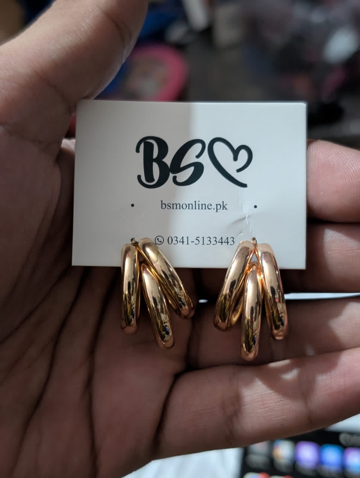 Punk Oval Hoop Earrings HHC