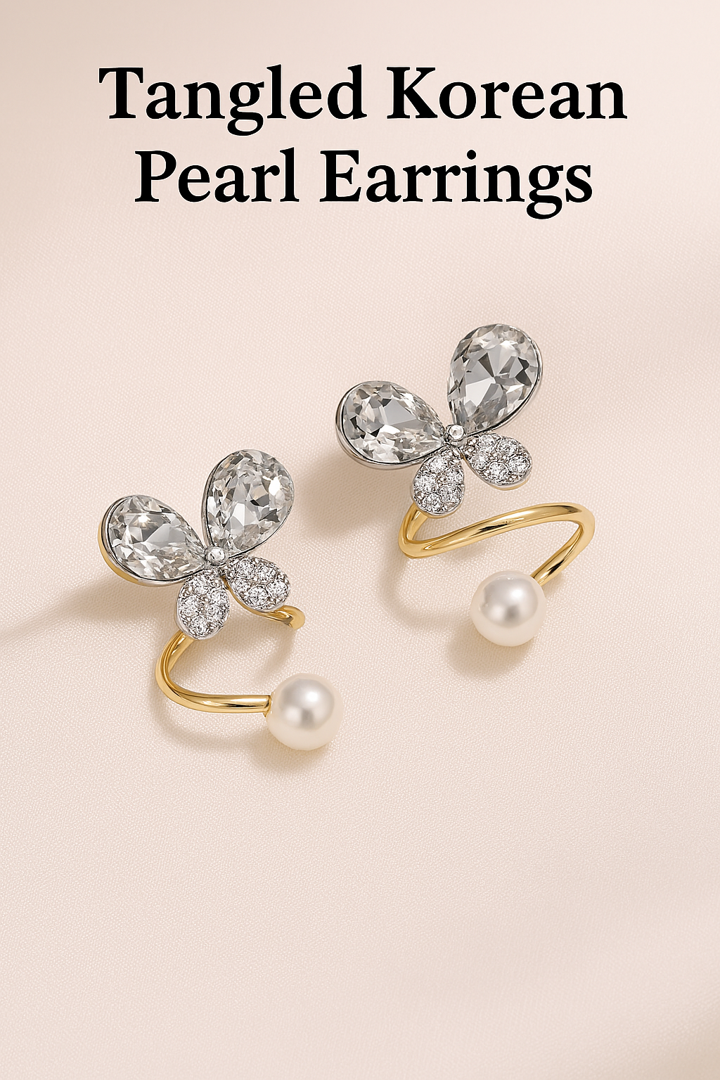 Tangled Korean Pearl Earrings – PQT-994 HHC