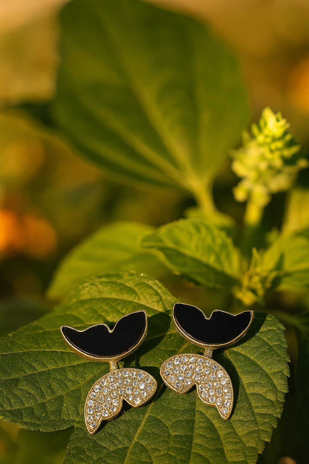 Zircon Butterfly Style Earrings – AWJ-997 HHC