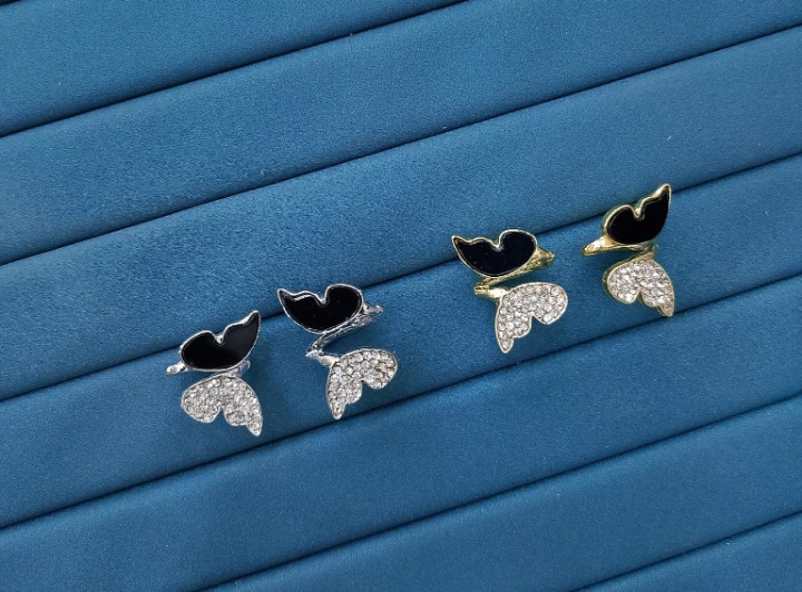 Zircon Butterfly Style Earrings – AWJ-997 HHC