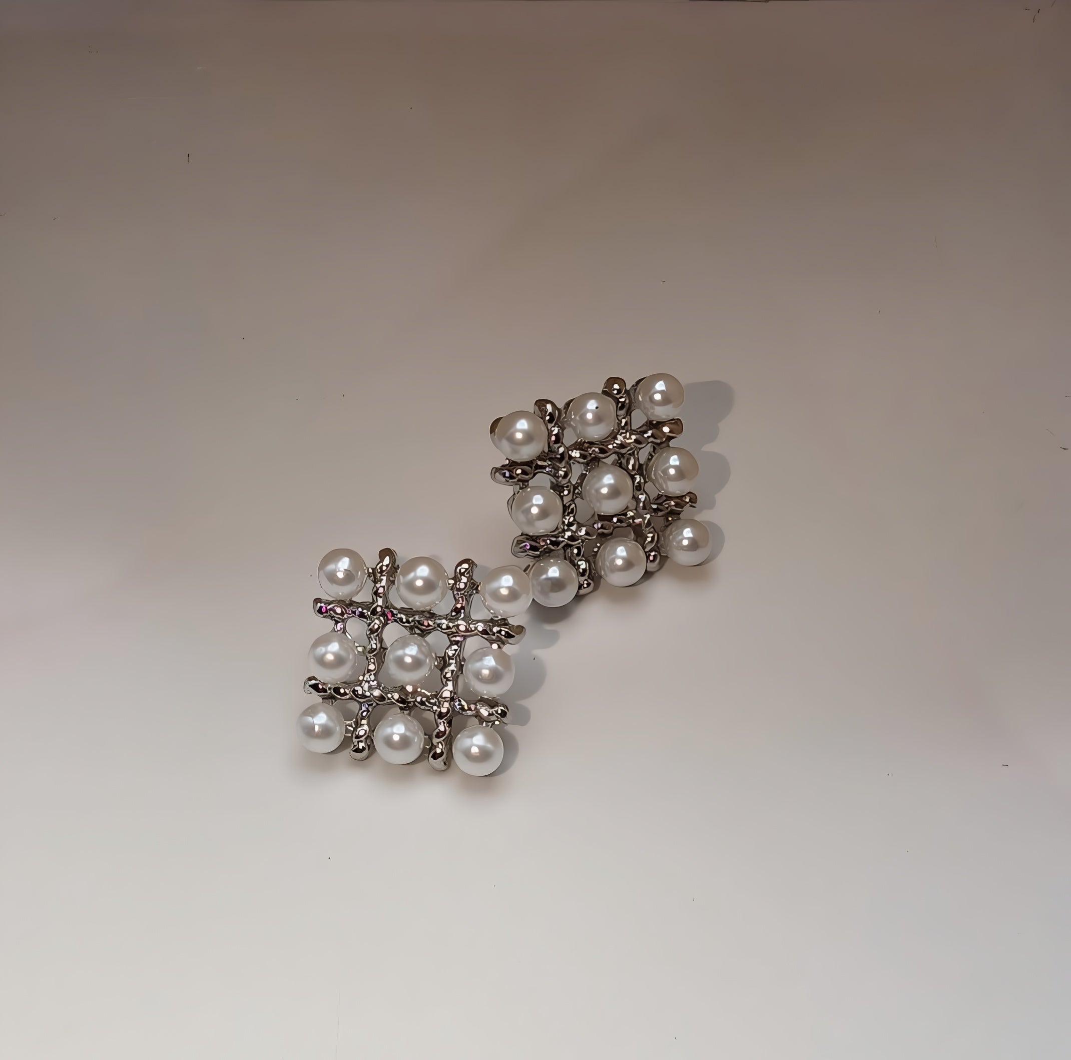 Pearl Square Korean Earrings – PJT-106 HHC