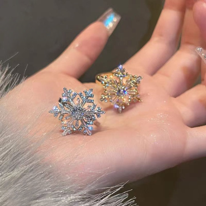 Sparkling Flower Rotating Ring – QUJ-109 HHC