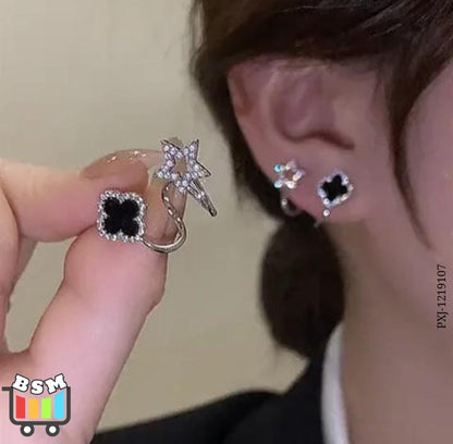Sparkling Clover Star Earrings – PXJ-107 HHC