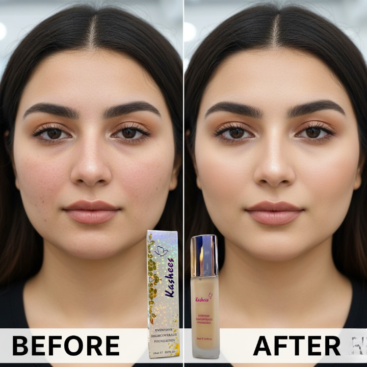 Kashee’s 24 Hrs High Coverage Foundation 20ml HHC